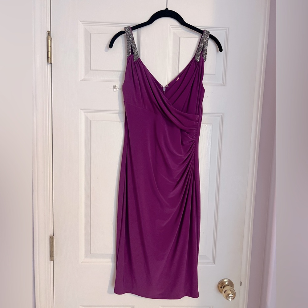 Ralph Lauren Purple Cocktail Dress Size 2